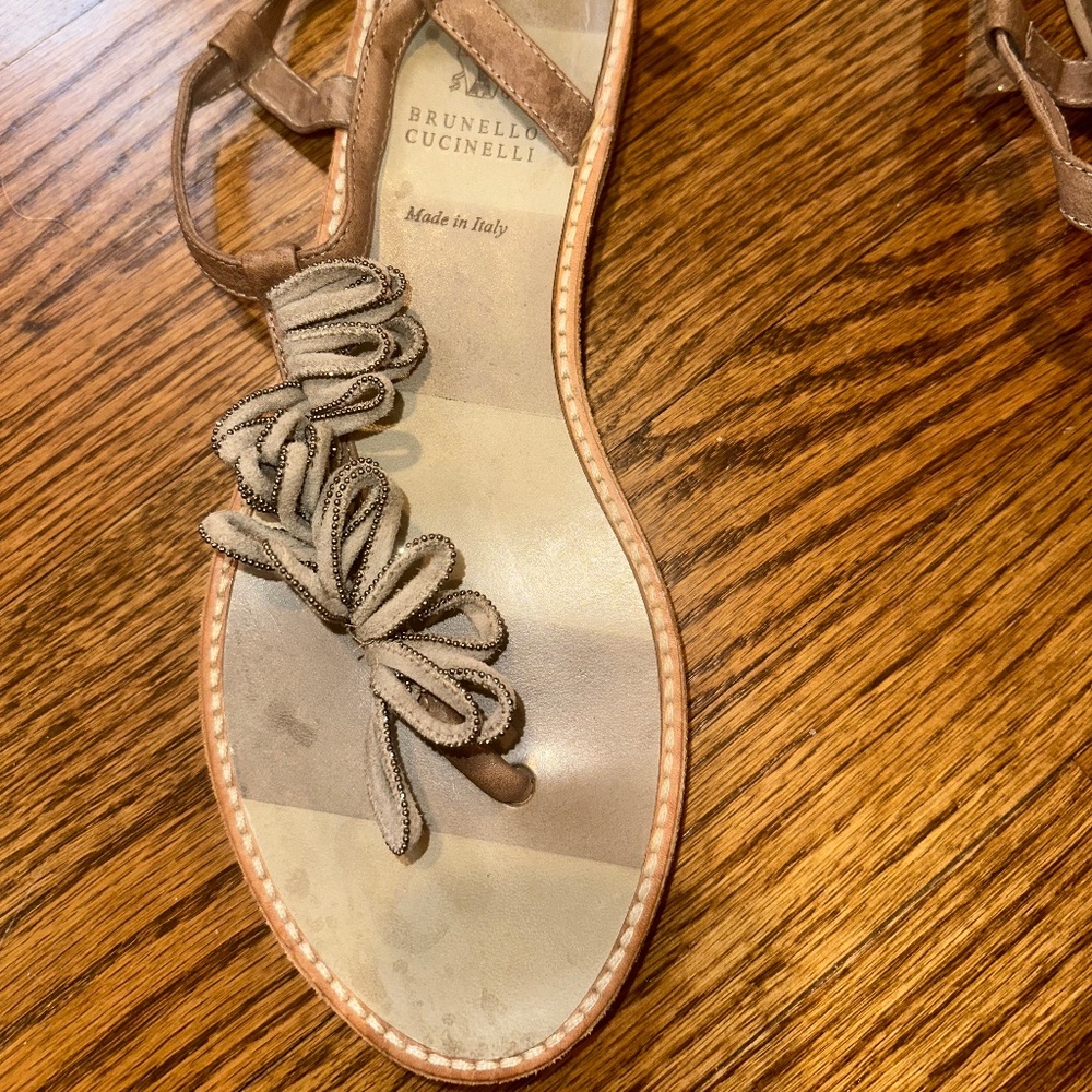 Brunello Cucinelli Sandals Size 40